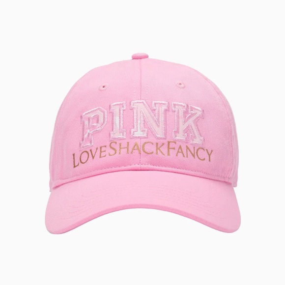 PINK X LoveShackFancy Baseball Hat - Picture 1 of 2